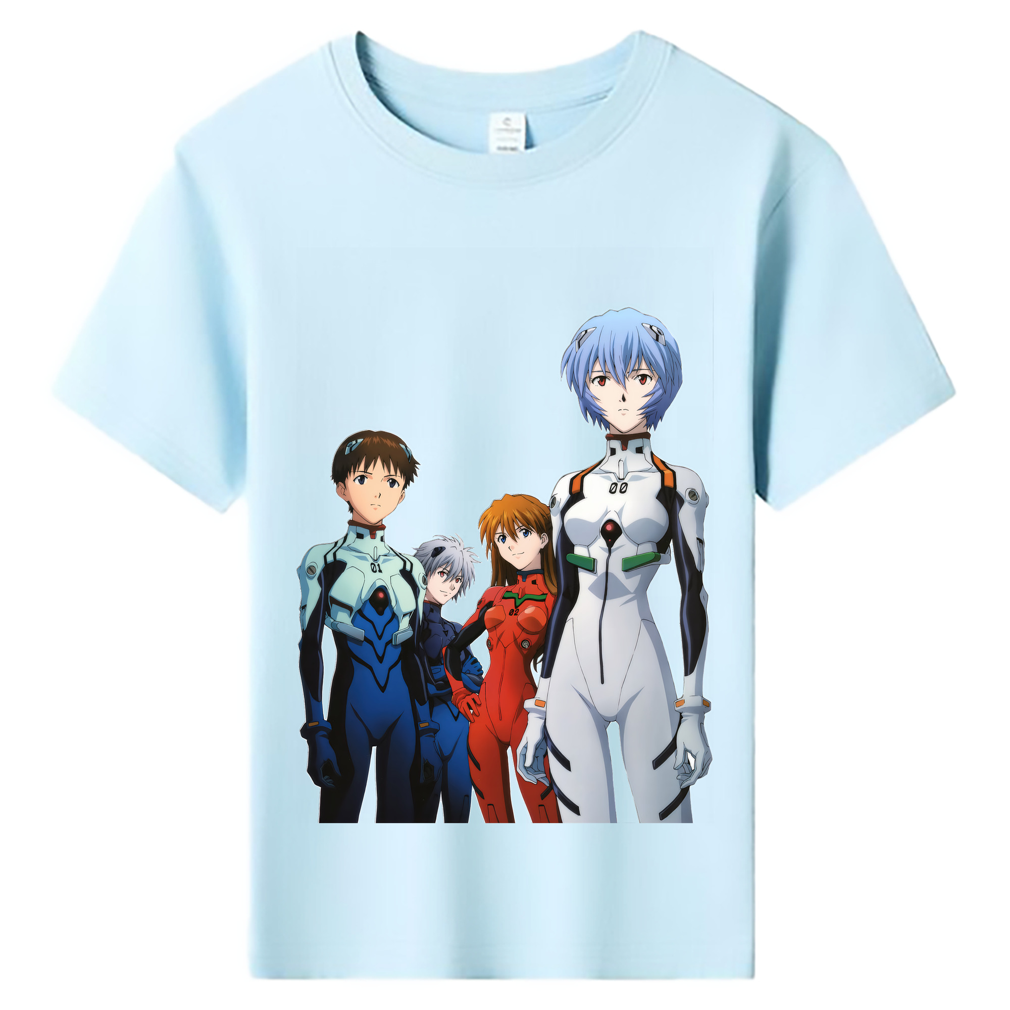 （画像用） EVA 新世紀エヴァンゲリオン 綿100％キッズTシャツ（フロントプリント）